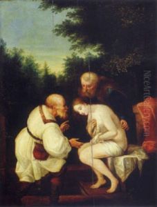 Suzanne Et Les Vieillards by Jan Van Balen