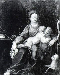 Virgin And Child With The Infant Saint John by Jan Van Balen