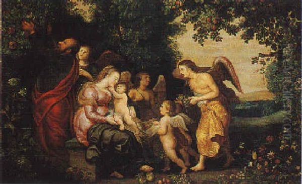La Sacra Famiglia Assistita Dagli Angeli - view 1