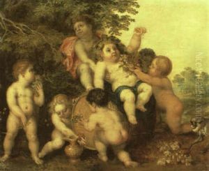 The Triumph Of Bacchus by Jan Van Balen