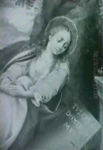Die Heilige Magdalena In Einer Landschaft by Jan Van Balen