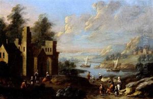 Paysage Flamand Anime De Nombreux Villageois