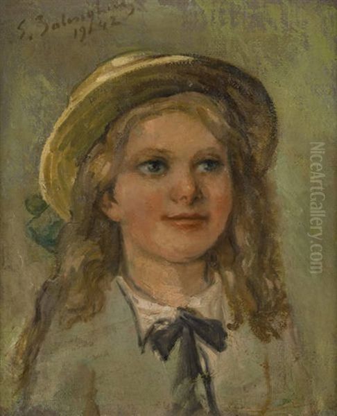 Fillette Au Chapeau - view 1