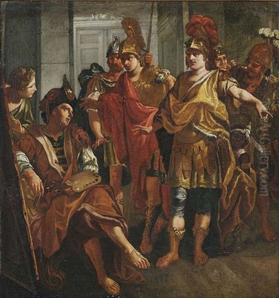 Alexander Der Grosse Im Atelier Des Malers Apelles - view 1