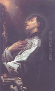 The Vision Of Saint Dominic by Antonio Balestra