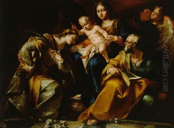 The Mystic Marriage Of Saint Catherine - view 1