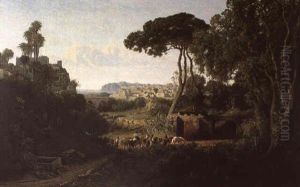 Paysage D'italie by Adolphe-Paul-Emile Balfourier
