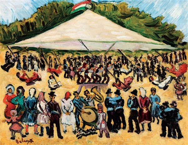 Merriment In The Village - view 1