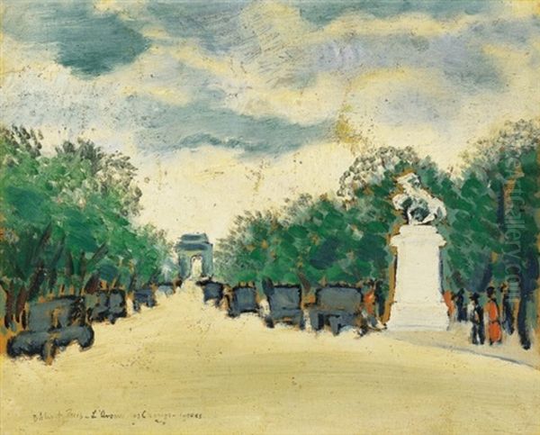 A Parizsi Champs-elysees (the Champs-elysees In Paris) - view 1