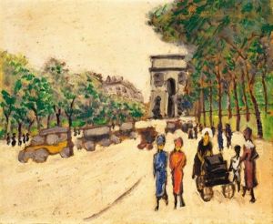 Parizsi Boulevarde (boulevard In Paris) by Rezso Balint