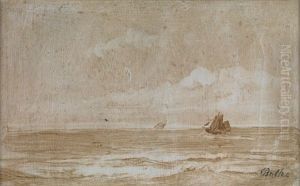 To Skip Mot Horisonten by Peder Balke