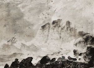 Skip I Opprort Sjo by Peder Balke