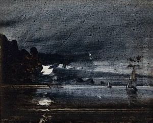 Seilbater I Maneskinn by Peder Balke