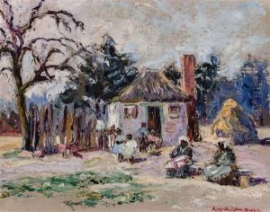 Sunday On The Old Plantation, Savannah, Georgia by Alice Worthington Ball