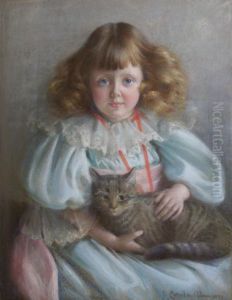Portrait Of Ada May Malcolm by David Comba Adamson