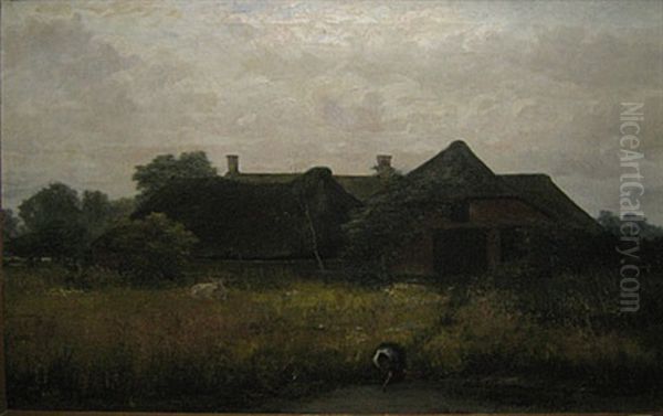 Boerinnetje Bij Het Ven Voor De Hoeve - view 1