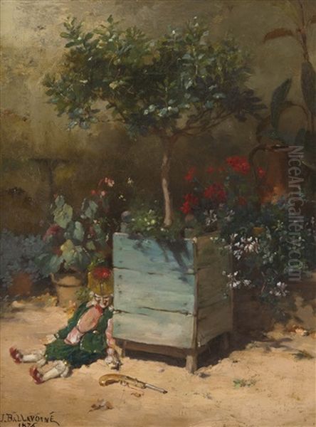 Punchinello In The Garden - view 1