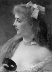 An Elegant Lady In Profile