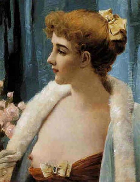 Model In A Ball Gown - view 1
