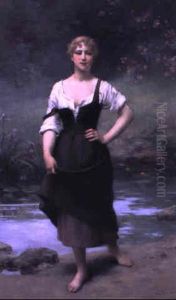 Paysanne Au Bord De L'eau