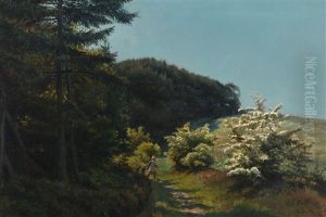 A Danish Landscape by Otto Petersen Balle