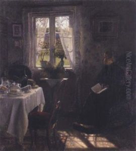 The Artist's Wife In An Interior The Artist's Wife In An Interior