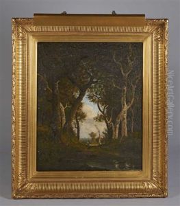 Chemin En Foret by Pierre-Ernest Ballue