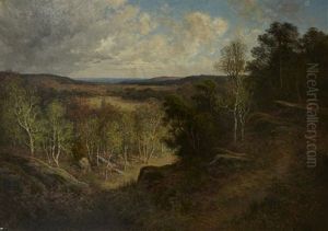 La Foret De Fontainebleau by Pierre-Ernest Ballue