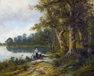 Wascherinnen Am Fluss