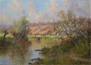 Le Printemps A Saint Aigny by Pierre-Ernest Ballue