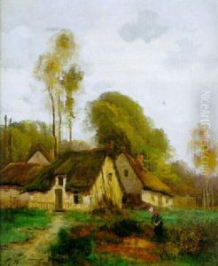 La Lavandiere by Pierre-Ernest Ballue