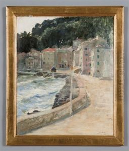 San Terenzio Di Lerici by Paul Friedrich Wilhelm Balmer