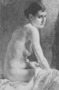 Madchenakt by Paul Friedrich Wilhelm Balmer