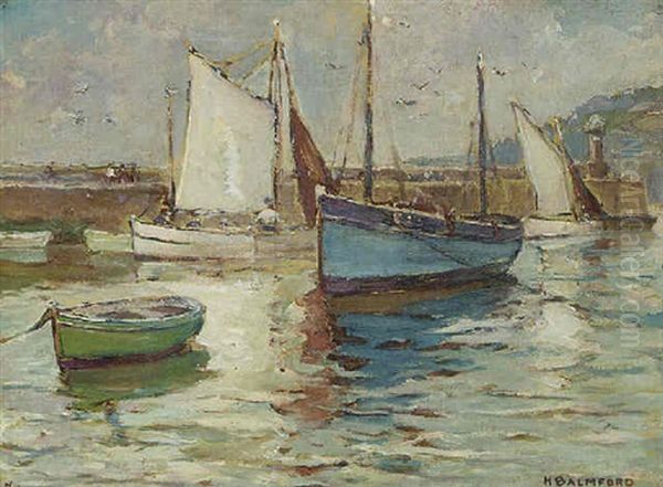 Boats In A Harbour - view 1