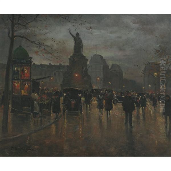 A Square In Paris - view 1