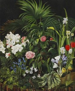 Still Life With Spring Flowers In Jars by Carl Vilhelm Balsgaard