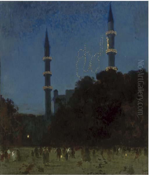 Minaret's By Night - view 1