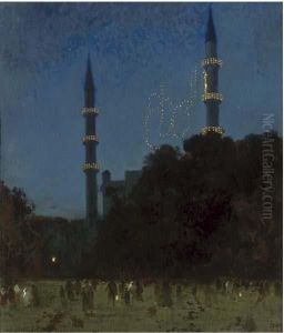 Minaret's By Night by Sydney Adamson