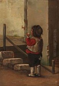 An Italian Boy With An Apple