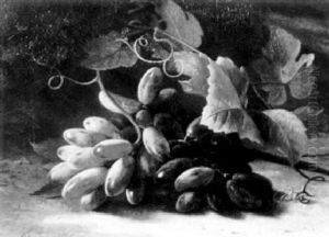 Still Life With Grapes by Carl Vilhelm Balsgaard