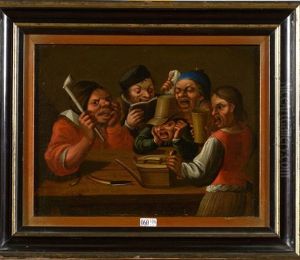 Personnages Grotesques A L'auberge by Pieter Balten
