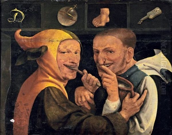 Rebus: Le Monde Se Nourrit De Grands Imbeciles - view 1