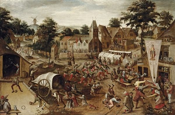 A Village Kermesse On Saint George's Day - view 1