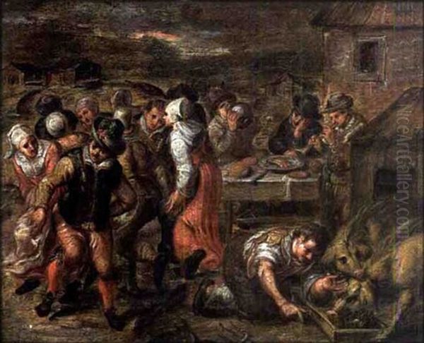 Scene De Kermesse Et Banquet - view 1