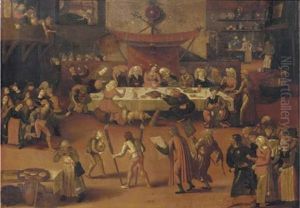 A Wedding Feast by Pieter Balten