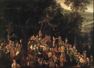 La Predication De Saint-jean Baptiste by Pieter Balten