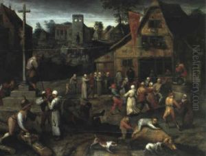 La Kermesse Villageoise by Pieter Balten