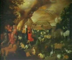 La Descente De L'arche De Noe by Pieter Balten