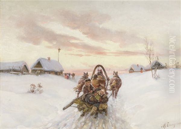 Troika Dans La Neige - view 1
