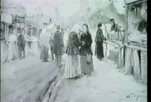 Markt In Russland by Michael Abramovitch Balunin